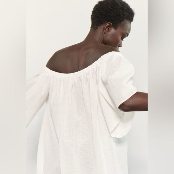NWT MARA HOFFMAN Kamala Cover Up dress in Ivory - Picture 9 of 14